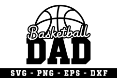 Basketball DAD Svg |Basketball SVG Cut files | Cricut Product Image 1