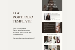 UGC Portfolio Canva Template, Editable UGC Website Product Image 2