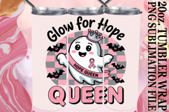 RADIANT GIFT 20oz TUMBLER WRAP, Ghost Cancer Product Image 1