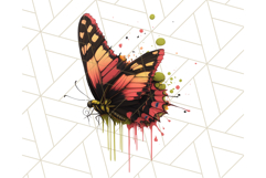 Floral Punk Frogs PNG - Neon Reble Grunge Amphibians Clipart Product Image 3