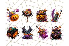 Magical Halloween PNG Clipart, Cute Spooky Elements Clip Art Product Image 7