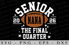 Senior Nana SVG | SVG Cut files | Cricut Product Image 1