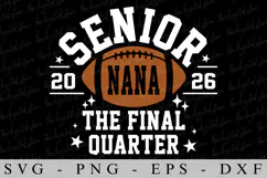 Senior Nana SVG | SVG Cut files | Cricut Product Image 1