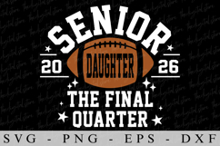 Senior Daughter 2026 SVG | SVG Cut files | Cricut Product Image 2