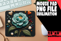 JOYFUL DESK MAT CREATIVE DESIGN, 3D Flower Product Image 1