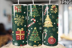 Christmas Tree Tumbler Wrap -High Quality 300 Dpi Product Image 1