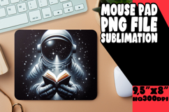 Sweet Mouse Pad Design Sublimation, Astronaut Product Image 1