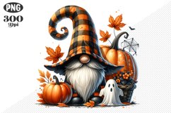 Halloween Gnomes Sublimation - Clipart PNG Design Product Image 1