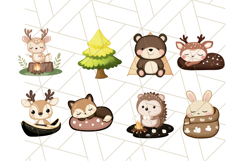Camping Animals PNG Forest Critters Campfire Adventure Product Image 7