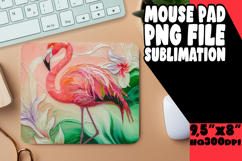 Timeless mouse PAD PNG Magic, Flamingo Product Image 1