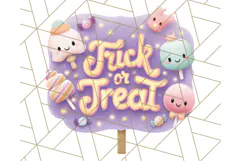Halloween Neighborhood Clipart PNG for Trick or Treat Product Image 3