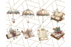 Vintage Cottagecore PNG Clipart, Phones Teacups Home Decor Product Image 7