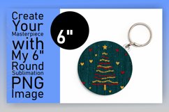 Stylish Circle Design Keychain PNG , Holiday Product Image 1