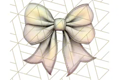 Fall Bow Clipart, Autumn Hair Bows PNG, Fall Ribbon Png Product Image 3