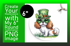 Unique Circle Design Car Coaster Template , St Patrick Product Image 1