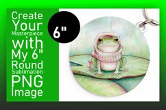 Charming Round Design Keychain Template , Animals Product Image 1