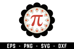 Pi Svg Design|Pi Mathematics SVG Cut files | Cricut Product Image 1