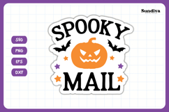 Halloween Small Business Packaging Sticker | Spooky Mail Product Image 3