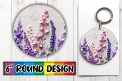 Garden Gala Design Circle - Sublimation Joy Round Product Image 1