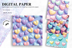 Heart Valentines Background Love Wallpaper Bokeh Backdrop_71 Product Image 1