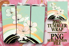 Joyful Moments 20oz tumbler wrap, Rainbow Product Image 1