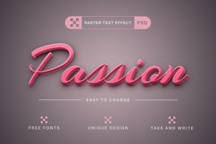 Gentle - Editable Text Effect, Font Style Product Image 3