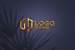 Golden Logo Mockup Template Product Image 1