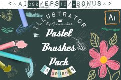  Pastel brushes for illustrator  Product Image 1