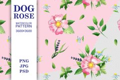 Watercolor floral pattern. Digital paper Product Image 1