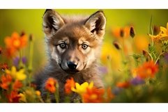 wildflowers gray wolf Product Image 1