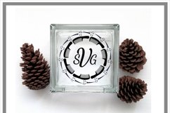 Hairdresser Monogram Frame SVG Product Image 2