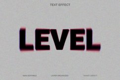Level Editable Text Effect Style Product Image 1