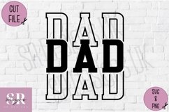 Dad stacked word| vinyl cutting | Dad t-shirt print Product Image 5