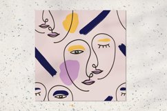 Woman face minimal line style Product Image 2
