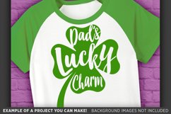 Dad's Lucky Charm SVG - Kids St. Patricks Day Shirt - 1069 Product Image 1