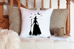 Halloween Svg Witch Svg Flying Witch Svg Product Image 3