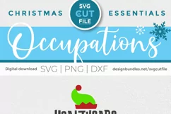 Healthcare worker Christmas svg, a health care worker svg Product Image 6