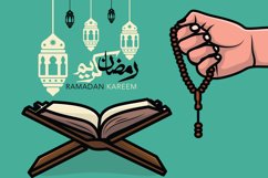 Ramadan Kareem Holy Month of Islam Greeting illustration. Product Image 1