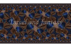 Abstract multicolored textured background with ornaments. Product Image 1