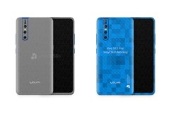 Vivo V15 Pro Vinyl Skin Design Mockup 2019 Product Image 1