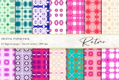 Retro Digital Papers Product Image 1