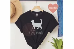 Cat svg, cat mom svg, cat silhouette svg, cat lover svg Product Image 1