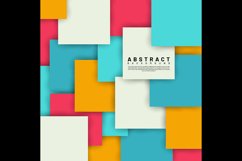 Overlapping square design vector background Product Image 9