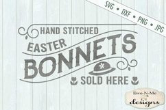 Easter Bonnets Sold Here SVG DXF Files Product Image 2