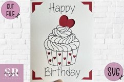Birthday card insert design| Paper cutting | Cricut Joy svg Product Image 7