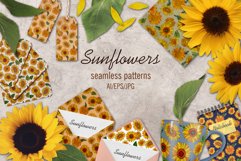 Sunflowers Digital Papers Product Image 1
