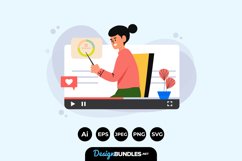 Online Class Illustrations Product Image 2