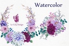 Watercolor Wreaths Clipart Product Image 2