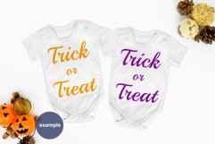 Halloween twin baby bodysuit mockup, 2 baby bodysuits mockup Product Image 2