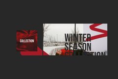 Red Shade Instagram Puzzle Templates Product Image 6
